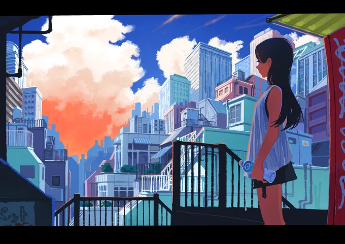 暮れの空 