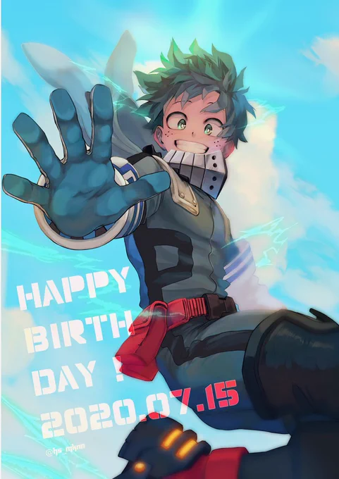おめでとう!!! #緑谷出久誕生祭2020 