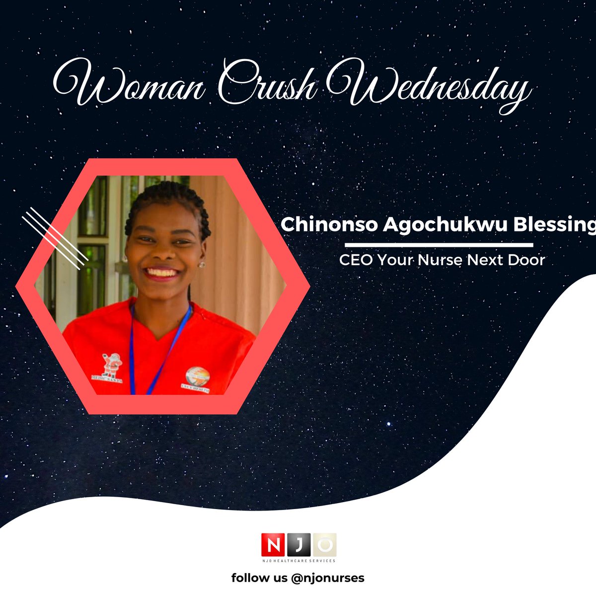 njonurses's tweet photo. Meet NJO #WCW Chinonso Agochukwu. Chinonso Agochukwu Blessing is a registered nurse and the CEO of Your Nurse next Door; involved in home care nursing, health advocacy and health education and first aid care. She's a volunteer with Nurse hub Africa.
@inurseNG https://t.co/IEAMegJ478