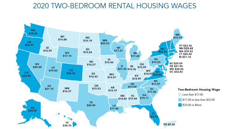 CNBC Make It on X: "Minimum wage workers cannot afford rent in any U.S.  state. https://t.co/avWvIj5VUo https://t.co/LsVoWs5SbX" / X