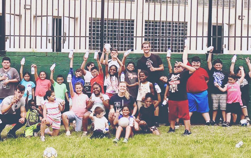 AFCAnnArbor's tweet photo. “Community Kicks is an amazing program with wonderful people who truly want to find ways to give back to the kids and families around us. The smiles and laughs I saw while coaching the kids was one of the most rewarding experiences I’ve had.” @t1arlin #AFCAAFamily https://t.co/MR9YscrlV7