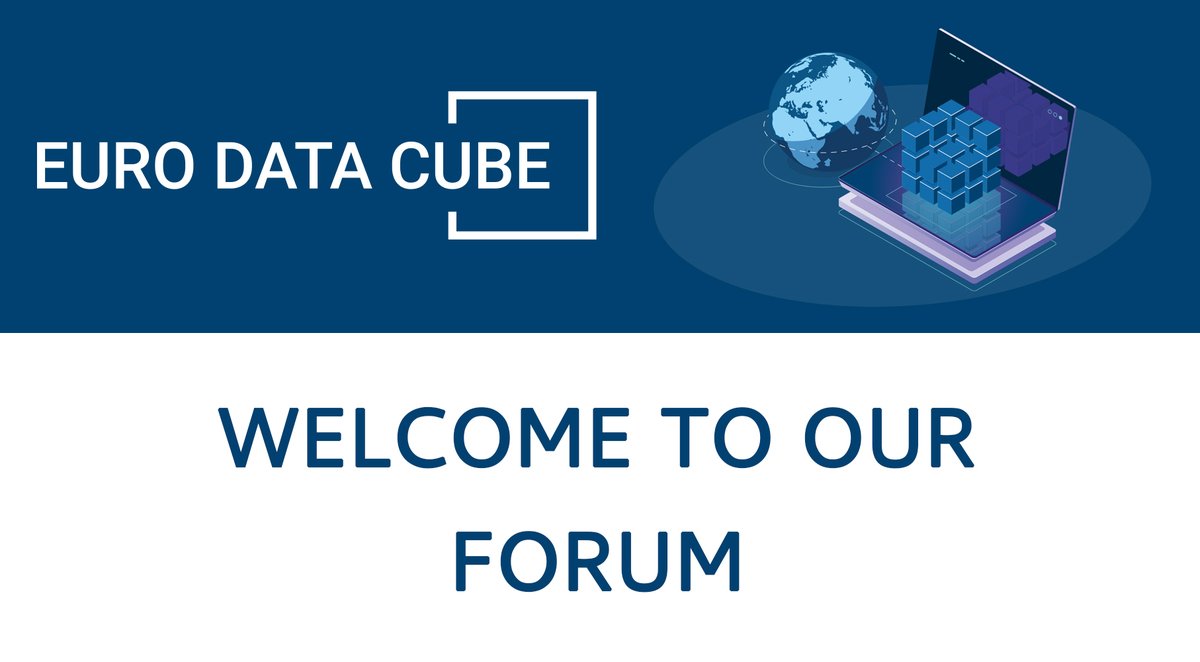 EuroDataCube's tweet photo. 🔴 Have a question? Missing a feature? To discuss any issues related to #EuroDataCube services use our #Forum! ℹ️ Create a new topic or join an existing one. Our team, as well as other users, will be happy to help. ➡️ https://t.co/A34lGe4jeQ
#opendata @esa @EU_Commission #EDC https://t.co/SJUgVJ6Vk1