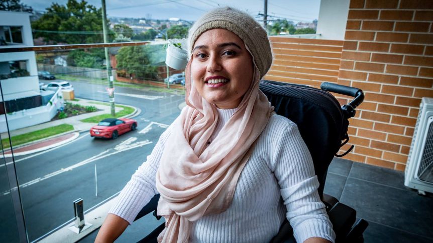 NDIS's tweet photo. Fathema is one of many moving into their own home.

She accessed Specialist Disability Accommodation (SDA) funding as part of her NDIS plan and is now in an apartment designed with her needs in mind. 

Read her story: https://t.co/QpxPBlEO9x

@abcnews https://t.co/6gXrzRFiqP