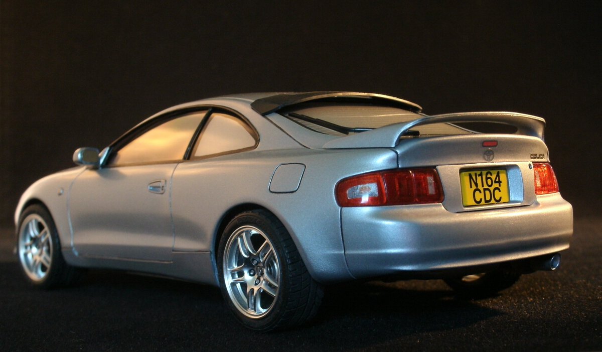 HirakawaDavid's tweet photo. A build of the Celica. And there it was, a close enough approximation of it though the rear spoiler wasn't exactly right however I was pleased with the result. #HirakawaStudios #Toyota #Celica #SSIII #Tamiya #Scalemodel https://t.co/TIBXXwc3cg