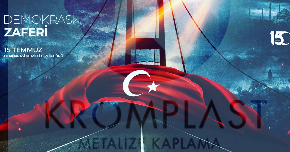 kromplast's tweet photo. "Toprak eğer uğrunda ölen varsa vatandır.”
15 Temmuz Demokrasi ve Millî Birlik Günü'müzde
Şehit ve gazilerimize minnettarız. https://t.co/iVfpcOHQPn