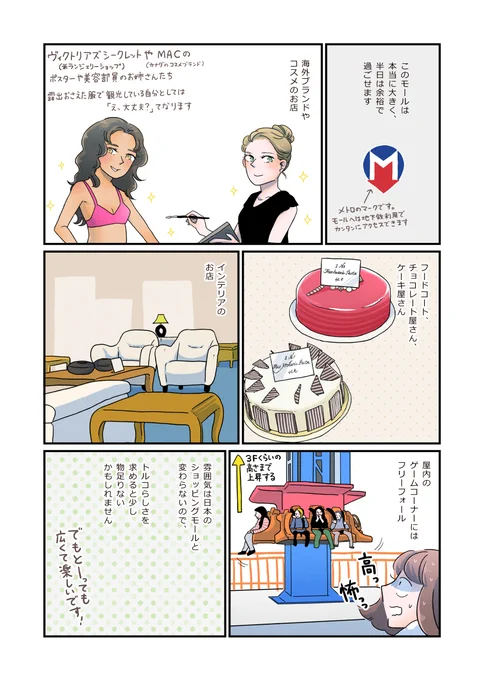 トルコ旅漫画 甘い物大国の絶品スイーツたち(2)です。#Turkey #トルコ #漫画 #コミックエッセイ 