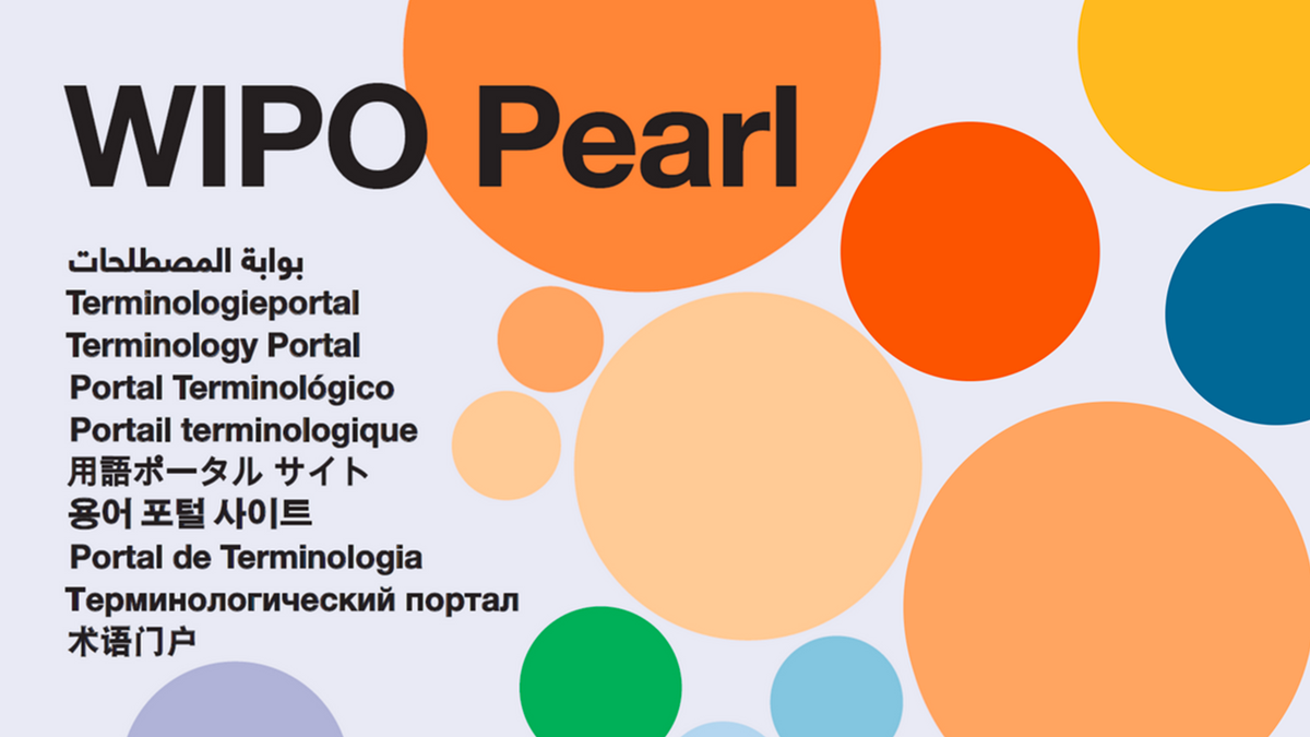 WIPO's tweet photo. Looking for scientific and technical #patent terms across languages?
WIPO Pearl, our multilingual terminology portal gives you access to:
🔹190,000+ validated terms
🔹24,000+ concepts
👉Free search: https://t.co/i6ioUahqq4. #WIPOPearl https://t.co/4yBrmX0c9j