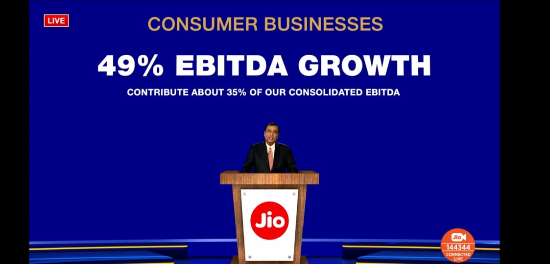 (3/n) Consumer businesses now contribute ~35% of consolidated EBITDA.