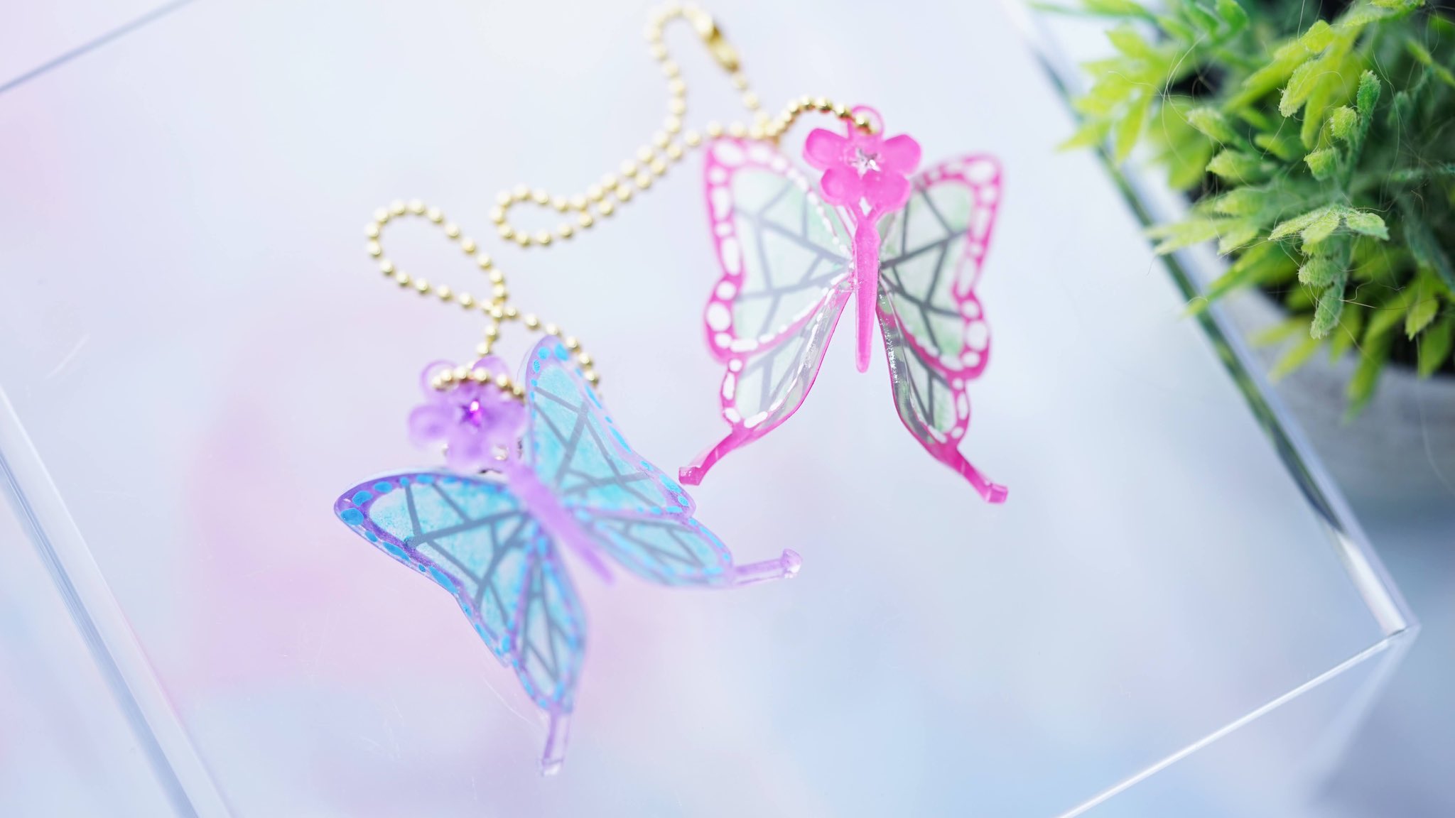 えり ちゅん子 しのぶ さんと カナヲ ちゃんの髪飾りの柄で立体蝶々を作ってみた٩ ๑ ๑ ۶ で印刷した下絵を置いておきまーす ๑ ๑ T Co 3qvdht9sql ちゅん子チャンネル 鬼滅の刃