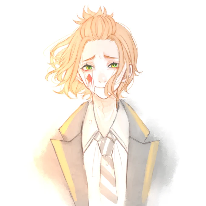 #今日のtwstログボで来たキャラを描く
今日はけーくん! 
