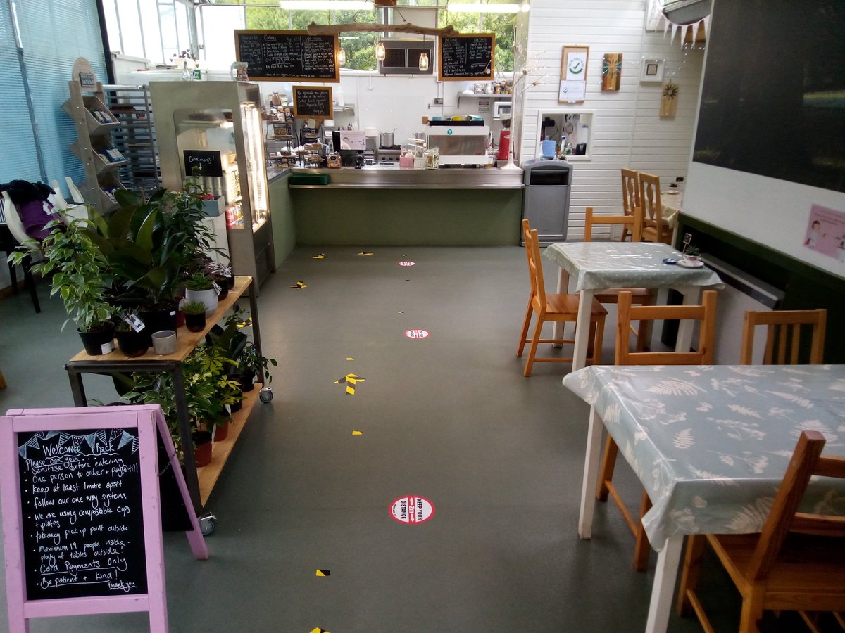 thetreeshop's tweet photo. The Cafe is open 🤩🌿🤩 https://t.co/nfgXxLCskf