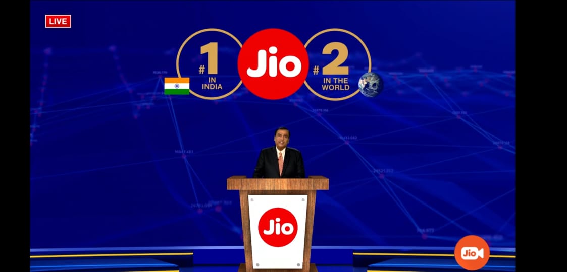 (6/n) Jio now the #2 player Globally!