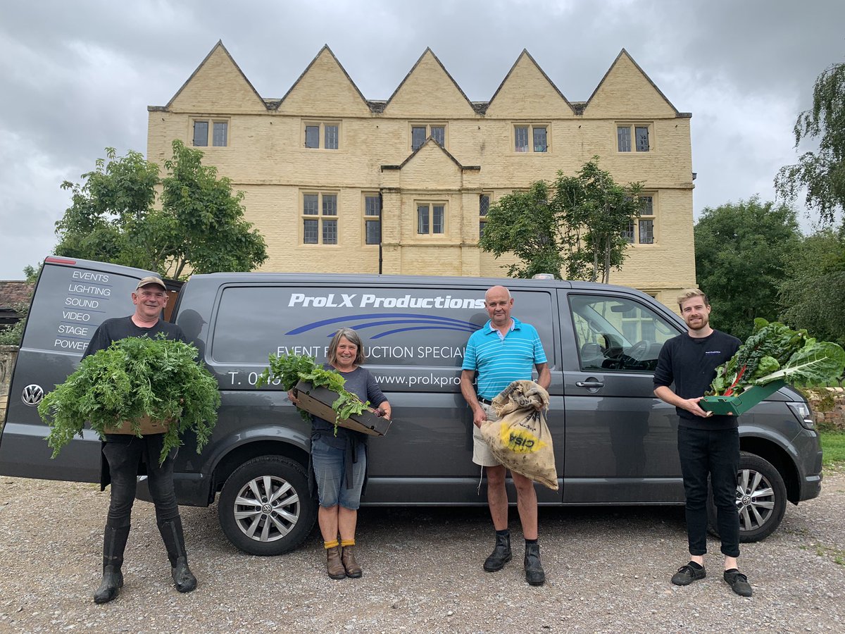 ProLXProduction's tweet image. Yesterday saw us take on a new task of helping deliver fresh produce from @Wick_Court right into the heart of London to school kids who otherwise would be on the farm during summmer. 
We’re certainly missing events but for the meantime we’ll do our bit to help out those in need!