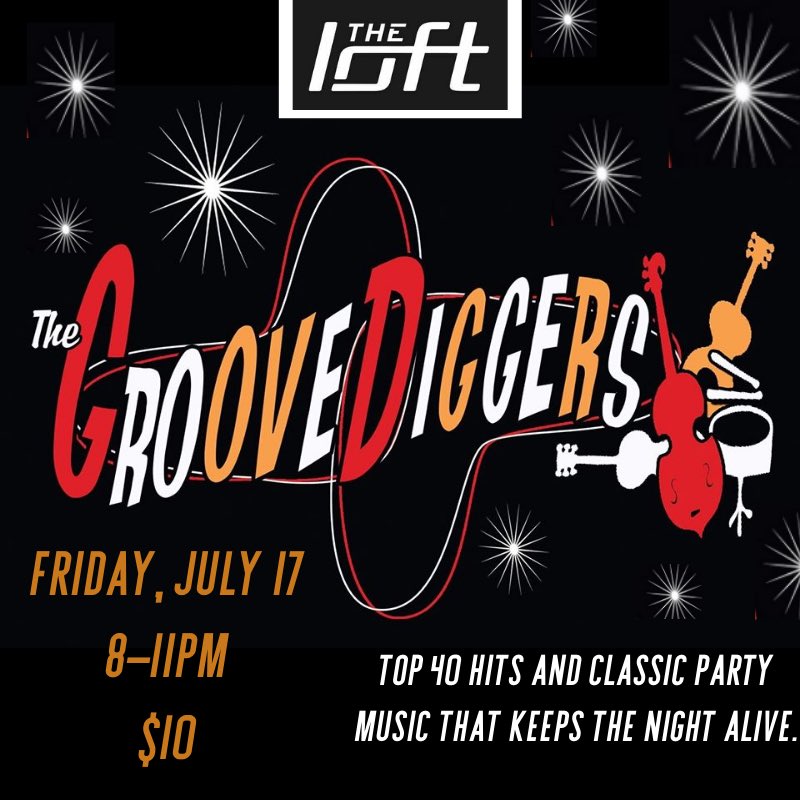 Come jam with The Groove Diggers at The Loft this Friday! Don't miss out on these top 40’s hits and classic party music that keeps the night alive. 

The Loft Pub
229 Gorge Rd E, Victoria
Friday, July 17
8-11pm
$10 cover