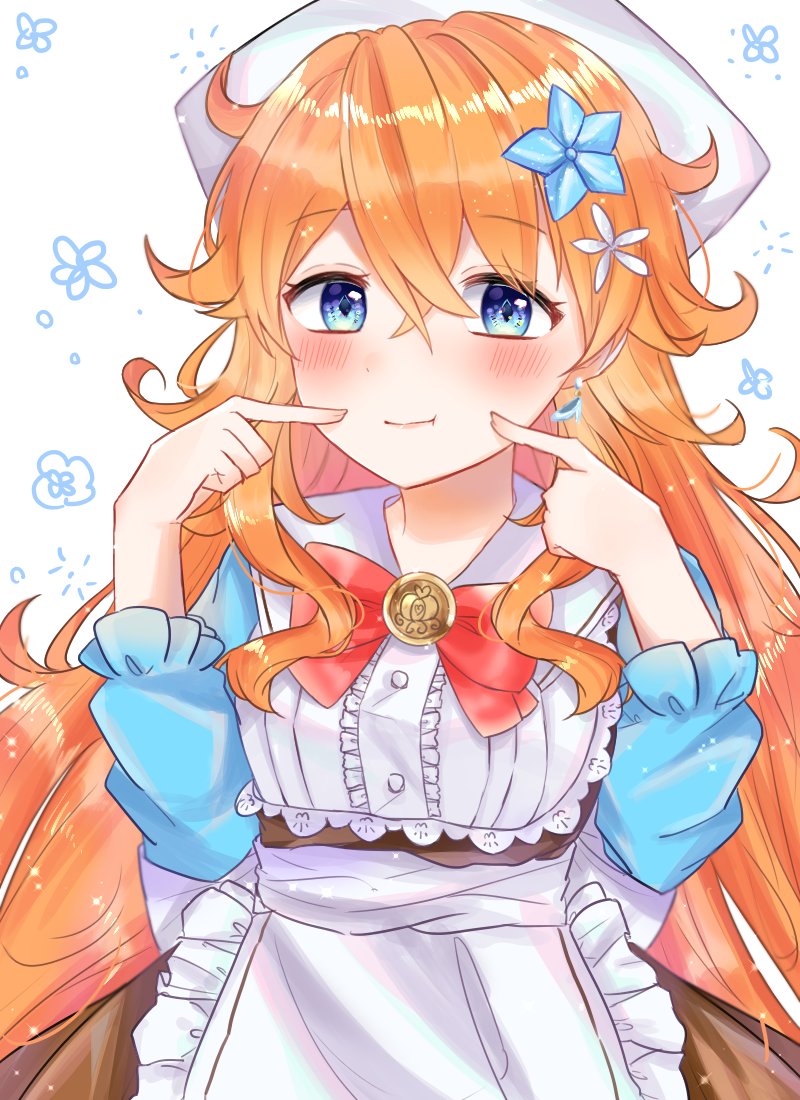 えらすとや 御伽原江良ちゃん 碧空こはく テストのイラスト