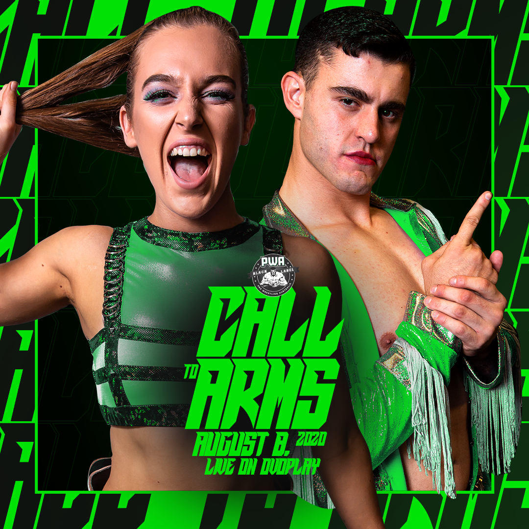 PWAaustralia's tweet photo. 🤼‍♂️ PWA Black Label presents: Call to Arms August 8, 8pm AEST 🤼‍♂️

Pro Wrestling Australia returns to your homes LIVE on OVOPlay from the Pro Wrestling Academy. Celebrate the 13th Anniversary with us and sign up to OVOPlay today!

🎥 LIVE STREAM: https://t.co/PPYZ3sgRdH 🎥 https://t.co/tlVKPejo7P