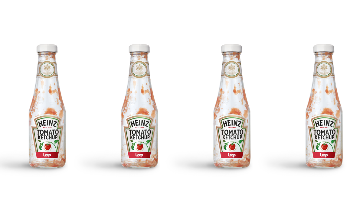HeinzUK's tweet photo. We have partnered with @loopstoreuk to bring you our iconic Glass Heinz Tomato Ketchup Bottle, now in a refillable format. Find out more here - https://t.co/8uWjdyUa3M #loopuk #circulareconomy #sustainability https://t.co/73nY3yW8d5