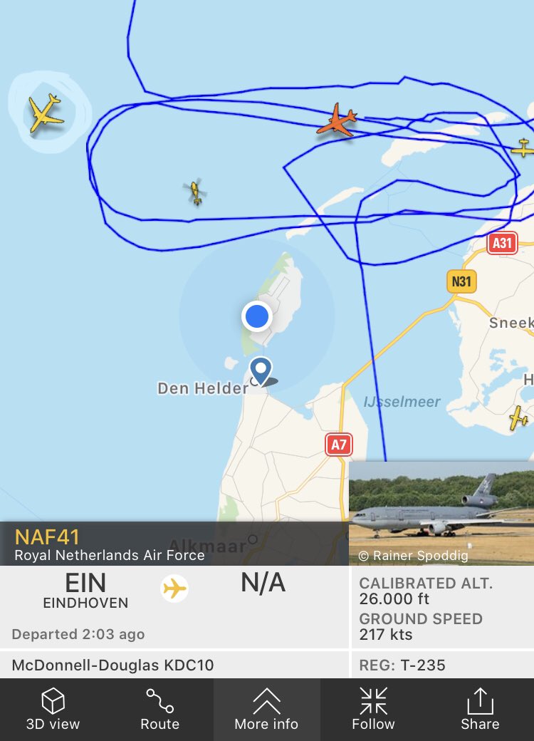 De camping is in rep en roer van de oefening vanochtend. Mooi schouwspel <a href="/VlbLeeuwarden/">Vliegbasis Leeuwarden</a>