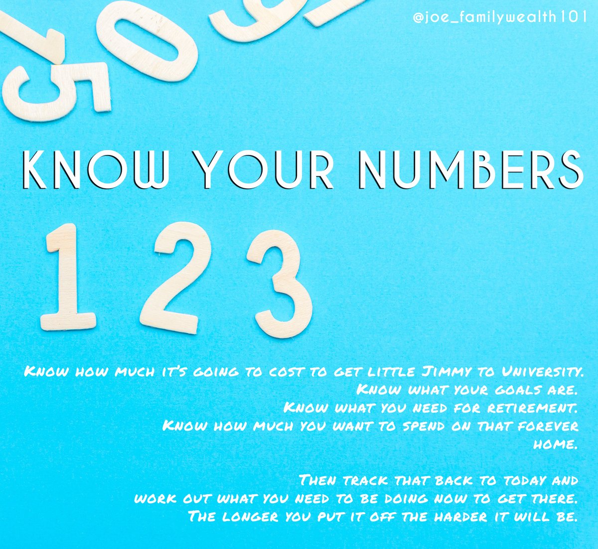 FamilyWealth101's tweet photo. Know Your Numbers

#savings #moneyexpert #money #lifestyle #retirement #moneyexpert https://t.co/gFwBKoJV5U