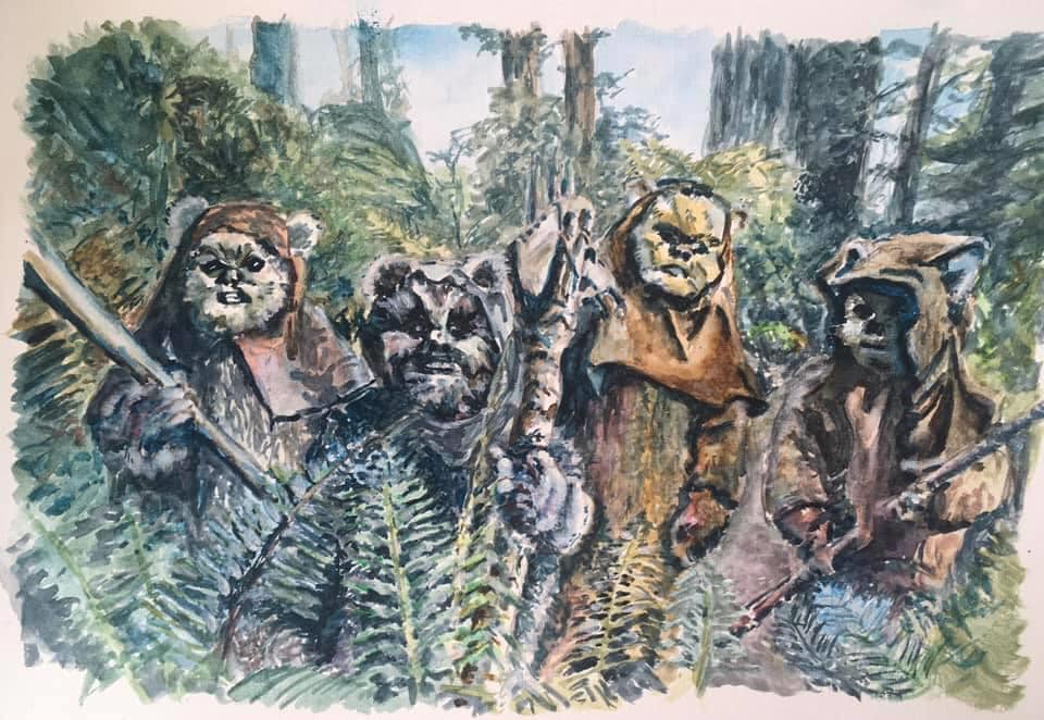 CentralLegion1's tweet photo. Amazing Star Wars artwork by one of our members Michelle James #artwork #starwars #riseofskywalker #porg #reyskywalker #palputine #aforceawakens #thelastjedi #ewok #returnofthejedi #handmade #lockdown #lockdownart #deathstar #starwarsart @starwars @HamillHimself @Lucasfilm_Ltd https://t.co/TQJZbqedjQ