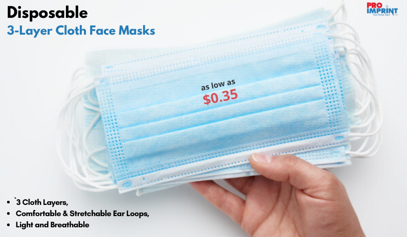 proimprint's tweet photo. Keep yourself protected with these Standard Breathable and Disposable Face Masks features three Cloth Layers, Comfortable &amp; Stretchable Ear Loops, Clean White Basic Design, Light and Breathable.
https://t.co/0X1f5SiFzk
#3layermasks #disposablemask #facemasks #proimprint #StayHome https://t.co/MOFQT4fKac