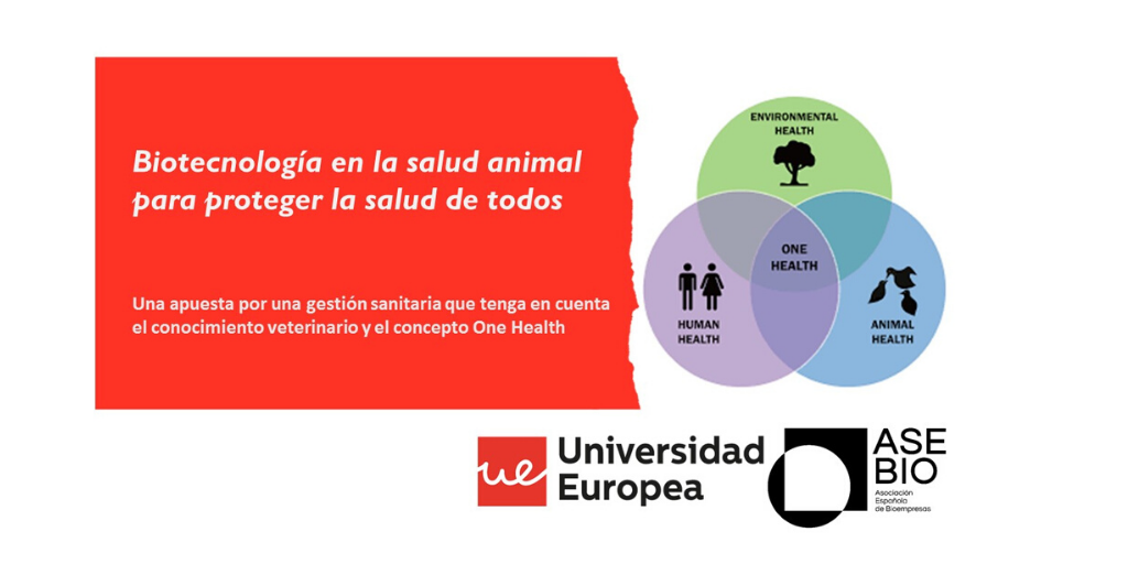 AseBio's tweet photo. Puedes seguir el webinar #Biotecnología en la salud animal para proteger la salud de todos en directo aquí ➡️https://t.co/kOWLeHpNb3 https://t.co/mIzwW7RFBd