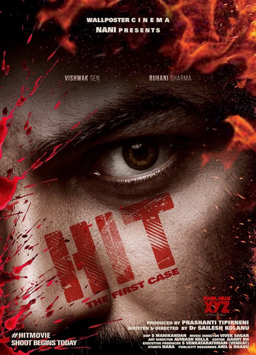 ..@vishwakActor's blockbuster, #Hit to be remade in Bollywood with actor @RajkummarRao as the protagonist! 

Directed by @KolanuSailesh and produced by @DilRajuProdctns and #KuldeepRathore.

Shoot to start in 2021!

#HitTheFilm #ViswakSen