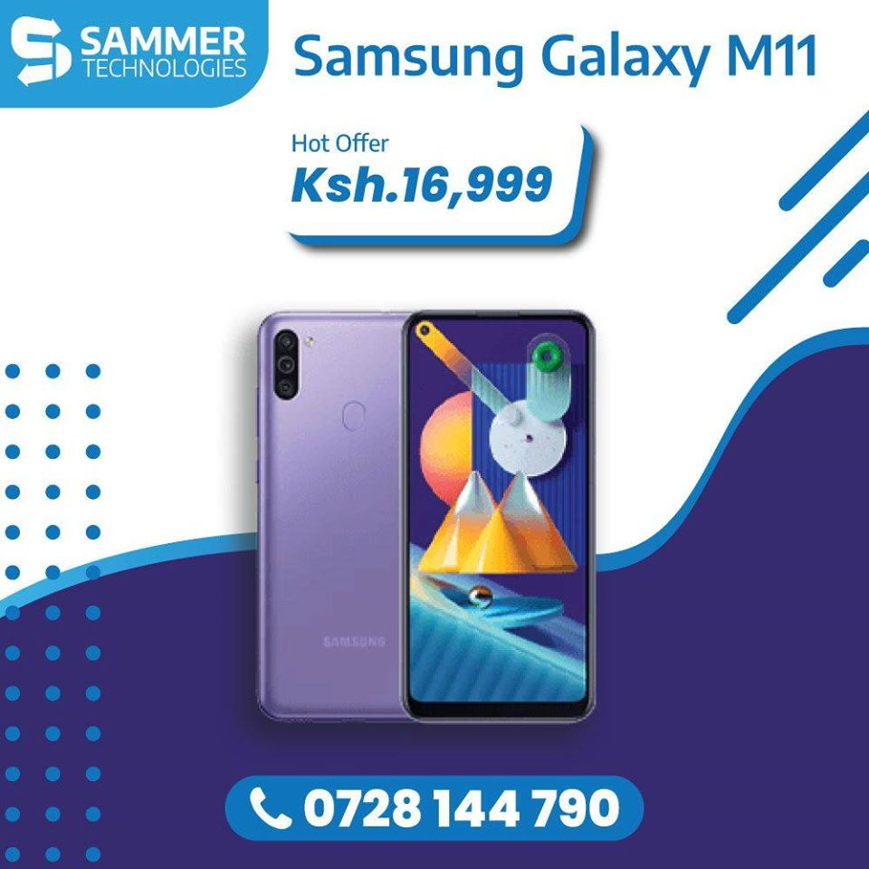 SammerKenya's tweet photo. samsung Galaxy M11 
🔥 Ksh.16,999 🔥
👉 Infinity-O Display pulls you into the action
👉 Triple camera to share your stories

📞 0728 144790
🇰🇪 Countrywide delivery
#tuskys https://t.co/yyTSoRVoW9