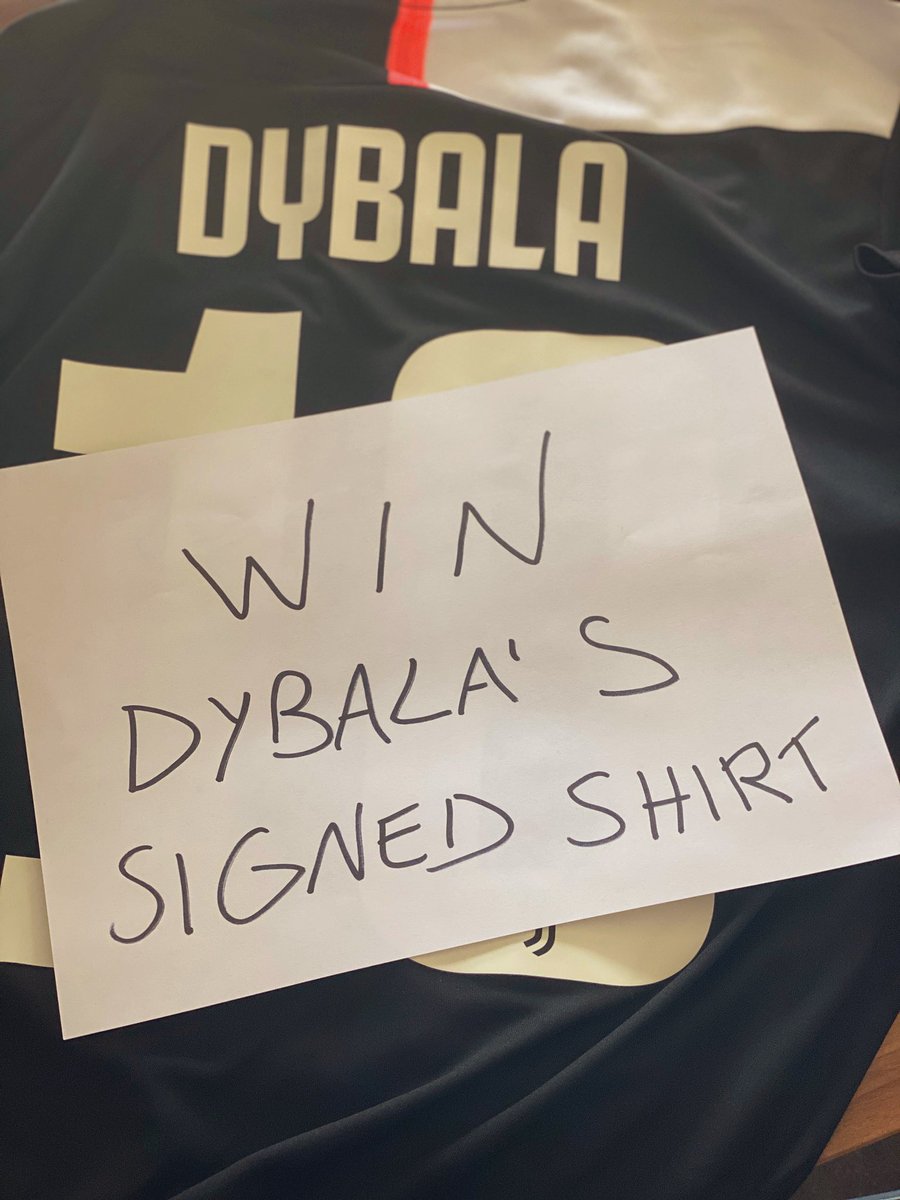 forumJuventus's tweet image. ⚽️ GIVEAWAY ⚽️

I nostri amici di @socios hanno offerto una maglia autografata di Paulo Dybala per la community di VecchiaSignora.com

Se stasera Paulo segna contro il Sassuolo, la regaleremo a uno di voi 💎⚫⚪

PER VINCERE:

✅ Segui @socios
✅ Segui @ForumJuventus
✅ RT