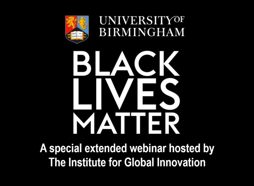 unibirmingham's tweet photo. Join us on Thursday for a live panel debate focused on Black Lives Matter and how the pandemic has highlighted inequalities in health outcomes for BME communities https://t.co/yKkCMsF7qo
If you'd like to join the @bIGIdeas_UoB webinar via Zoom register now https://t.co/ggu31rMxD3 https://t.co/ntmp1DsZZv