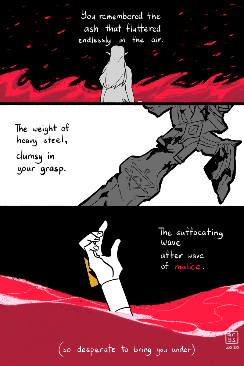 @rankoga Thanks for this! I'm Arys, a comic artist in the PH. Currently working on a fantasy webcomic called Sanguine (tapas and webtoons). Currently obsessed with zelda games haha
Here's some of my fav pages/recent art pieces: