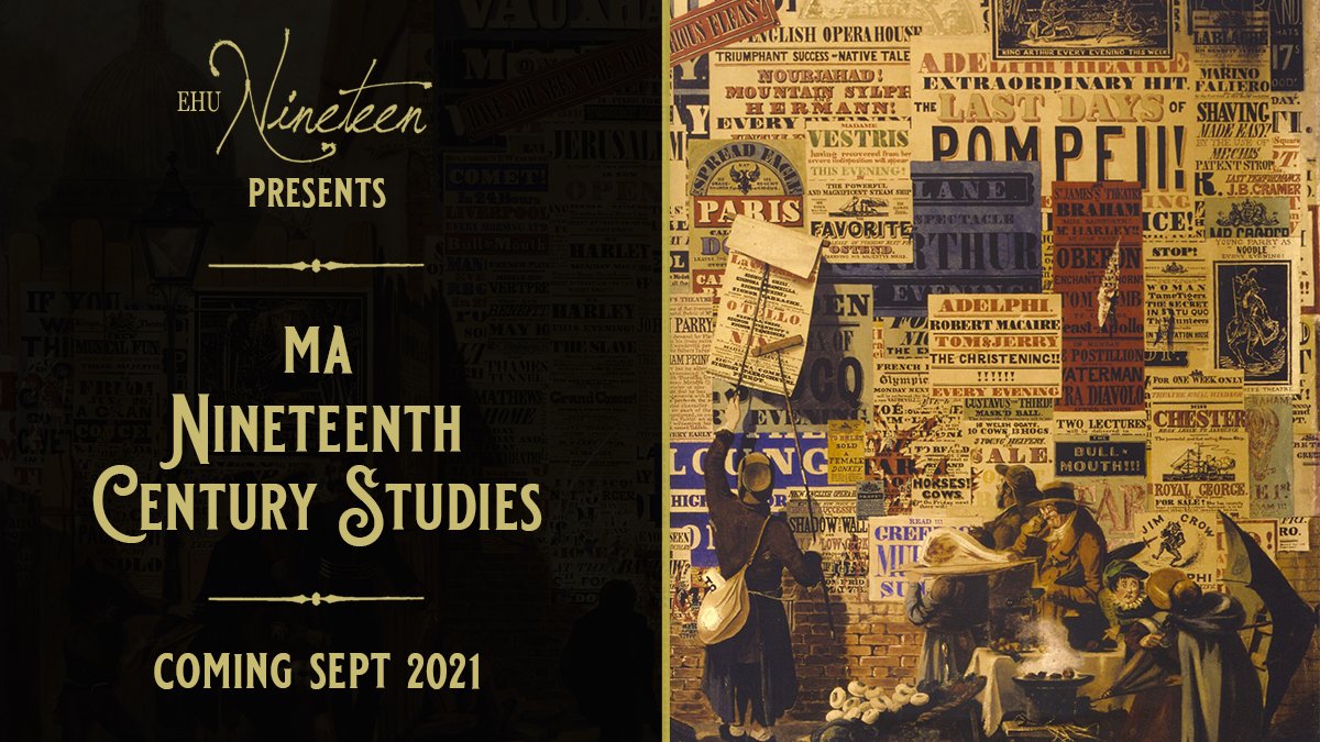 Exciting news! Next year, we’re launching a new MA in Nineteenth Century Studies at  @edgehill. It’s an interdisciplinary degree that combines literature, history, heritage & lots of other fun stuff. Here’s a sneak peek at what we have in store... /1  https://www.edgehill.ac.uk/courses/nineteenth-century-studies/