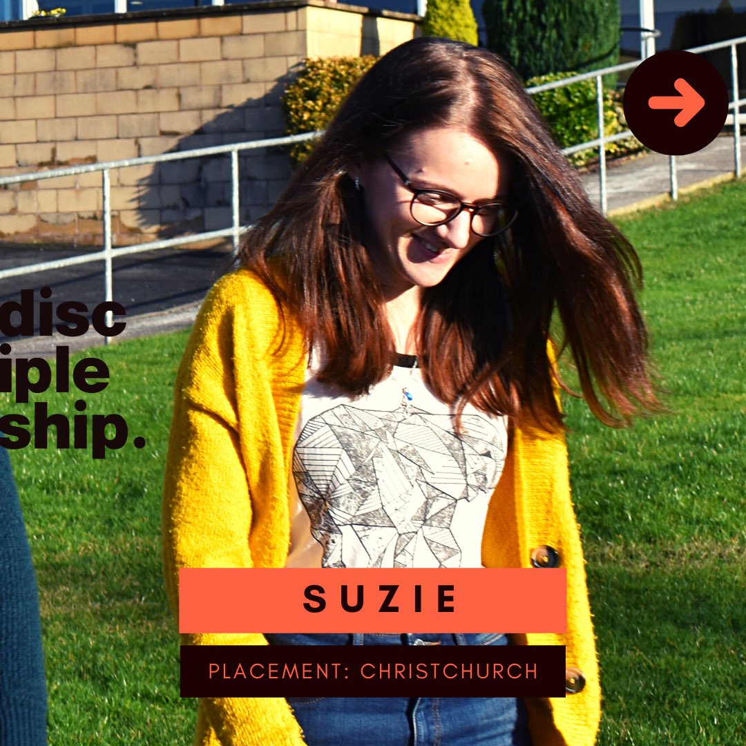 TrinityCheltDY's tweet photo. This is Suzie!
Suzie has a wonderful story from this year of her journey as she has being part of the @trinitychelt @NewWineDY hub, with her placement at Christchurch Abingdon.
Scroll to hear more and how we can pray for her as she graduates from the course!
#morethanagapyear https://t.co/nYMPxm0AOC
