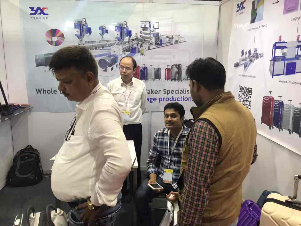 yeshinemachine's tweet image. Yeshine Machinery Mumbai Plastivision India

Turkey, Algeria, Morocco, Thailand and India are the main targets of Yeshine Machinery. Yeshine Machinery is a one-stop solution provider of whole line luggage machinery.
yeshinegroup.com/products
#luggagemachine
#plasticextrusionmachine