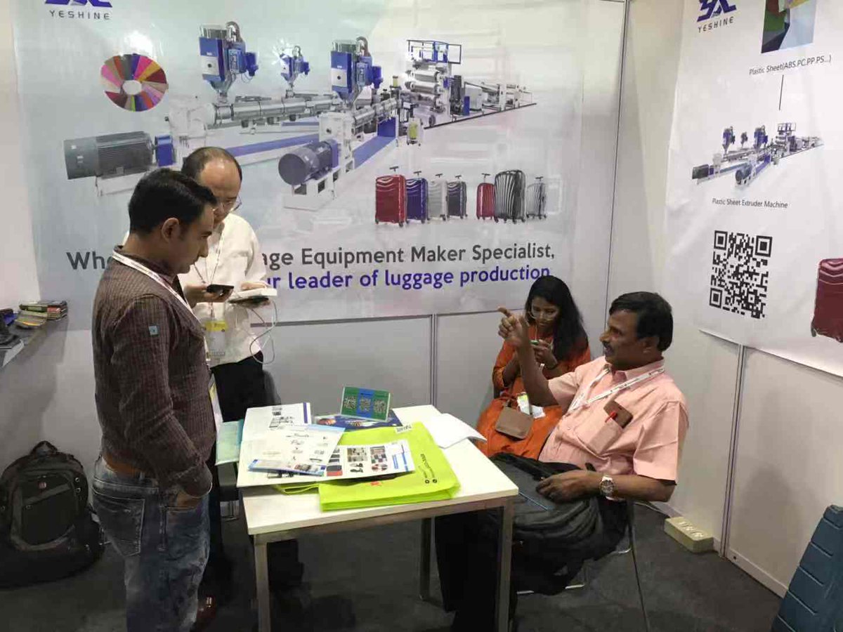 yeshinemachine's tweet image. Yeshine Machinery Mumbai Plastivision India

Turkey, Algeria, Morocco, Thailand and India are the main targets of Yeshine Machinery. Yeshine Machinery is a one-stop solution provider of whole line luggage machinery.
yeshinegroup.com/products
#luggagemachine
#plasticextrusionmachine