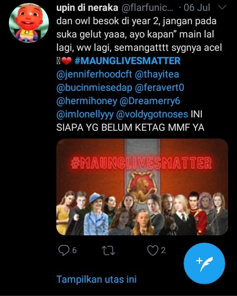 dailydoseofell's tweet photo. gue scroll #MAUNGLIVESMATTER dan gwe rindu ๐ https://t.co/qytADXIrum