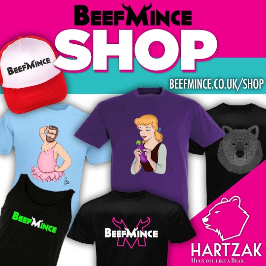 HARTZAK1's tweet photo. With @BEEFMINCE hopefully re-launching in the next few weeks, now's the perfect time to visit their online shop and get your fave shirt in time to show it off! #BEEFMINCE #HARTZAK #FINDYOURFAVE #RELAUNCH #LGBTQIA #BEARSNIGHT #ROYALVAUXHALLTAVERN https://t.co/udAaqKlM0Y