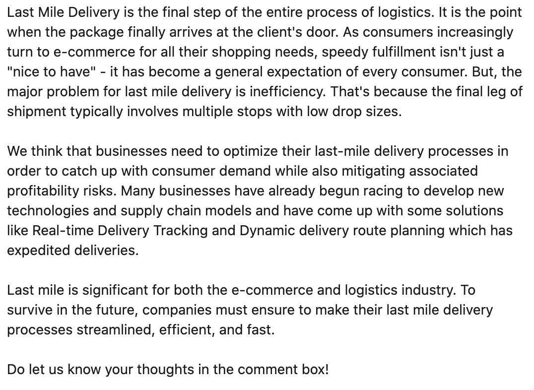 peaknorthgroup's tweet photo. Last mile is around 53% of overall delivery cost. @arujsingla @WSJLogistics @RivigoLogistics @logisticsnews @LogisticsDNB @Mahindralog_MLL @WSJ @TheEconomist #logistics #SupplyChain #lastmiledelivery @amazonIN @TheBlakeProject #Growth #ecommerce @OnlineRetailBiz @ecommerce #Risks https://t.co/WqEPQZHuIn