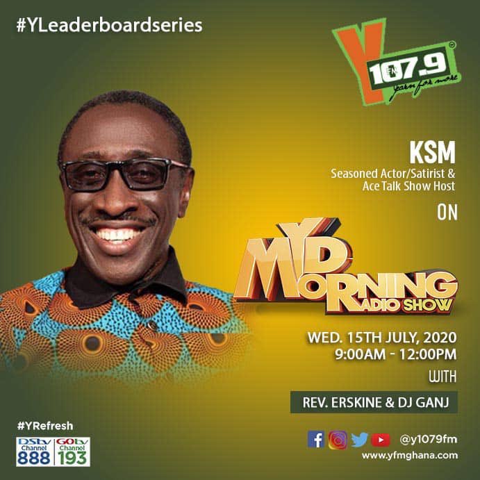 Y1079FM's tweet photo. #IPOnMMRS #InteractivePlug
What questions do you have for
Seasoned Actor/Satirist and Ace Talk Show Host, @KSM_Kwaku_Misa (KSM)
#MMRS with @RevErskineGH x @DJGANJ x @Yung_MissionGh
#YleaderboardSeries
#MMRS #GMABCmonthofwheels https://t.co/PmKdcbknO1