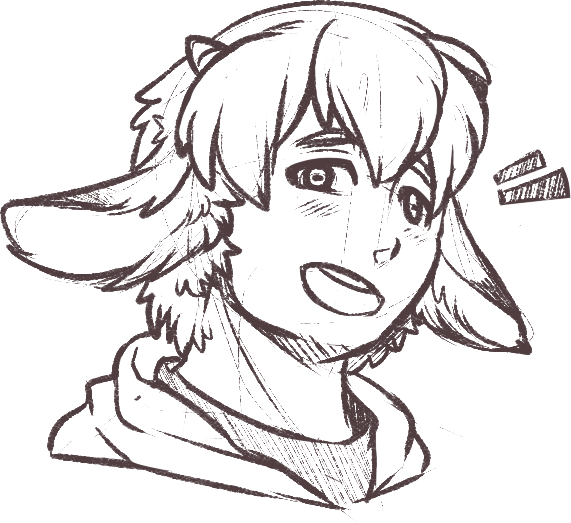 IDK sometimes drawing something soft helps to focus 