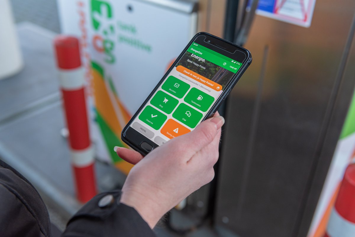 ogcleanfuels's tweet photo. De OrangeGas App ๐งก๐
Met de OrangeGas app kan je sparen voor leuke cadeaus zoals een bioscoop bon of een weekendje weg, navigeer je moeiteloos naar een OrangeGas tanklocatie en blijf je op de hoogte van ontwikkelingen.
#happyplanet #groengas #cng #tankpositive https://t.co/EVzeWbPECl