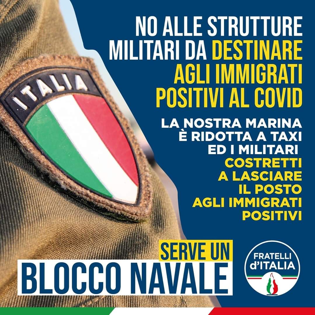 FratellidItalia's tweet photo. 🔴 Serve un blocco navale‼️
#blocconavale #BloccoNavaleSubito https://t.co/uS5PtAHfvR