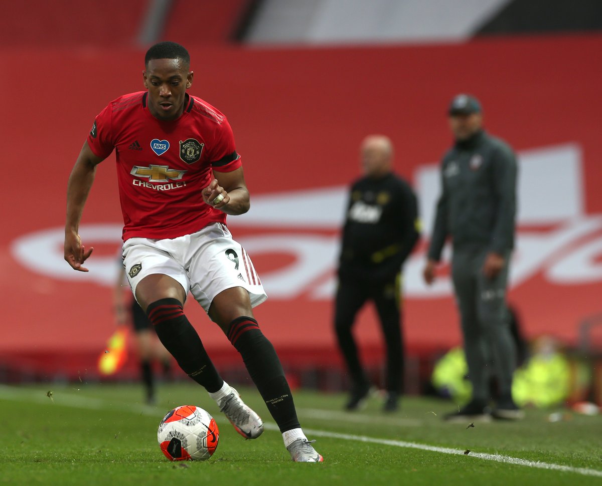 ManUtd's tweet photo. 🗣 The boss on @AnthonyMartial: "He is developing and improving. He's enjoying his football and he's stepped up his game as an individual and a team player this season.

"Anto is working really hard now, pressing from the front and he's a quality finisher."

#MUFC #CRYMUN https://t.co/bR6cyraSF3