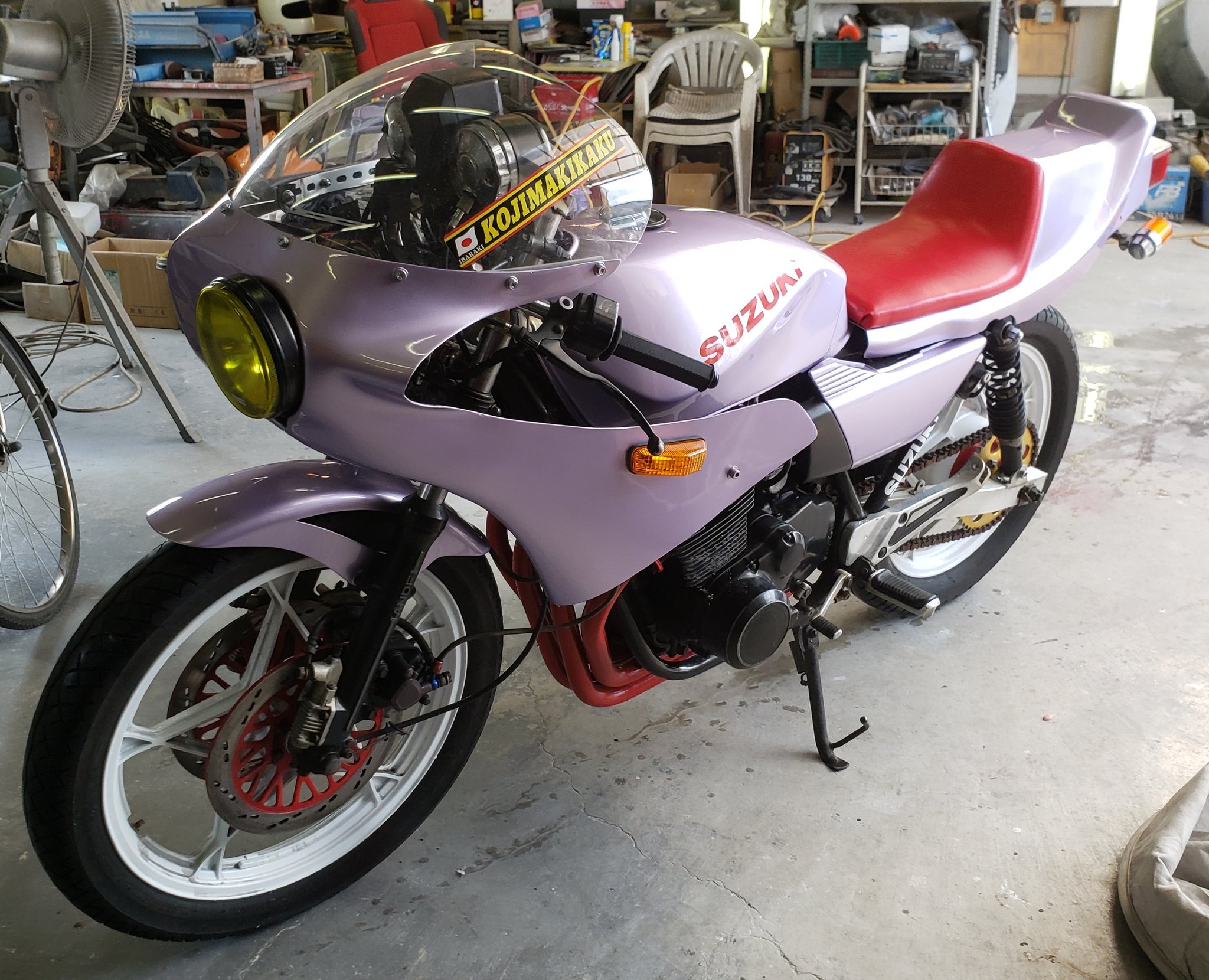 さぁちん 無言でノーマルと比較 Gsx400fs 旧インパルス T Co Iomqo7gdia Twitter