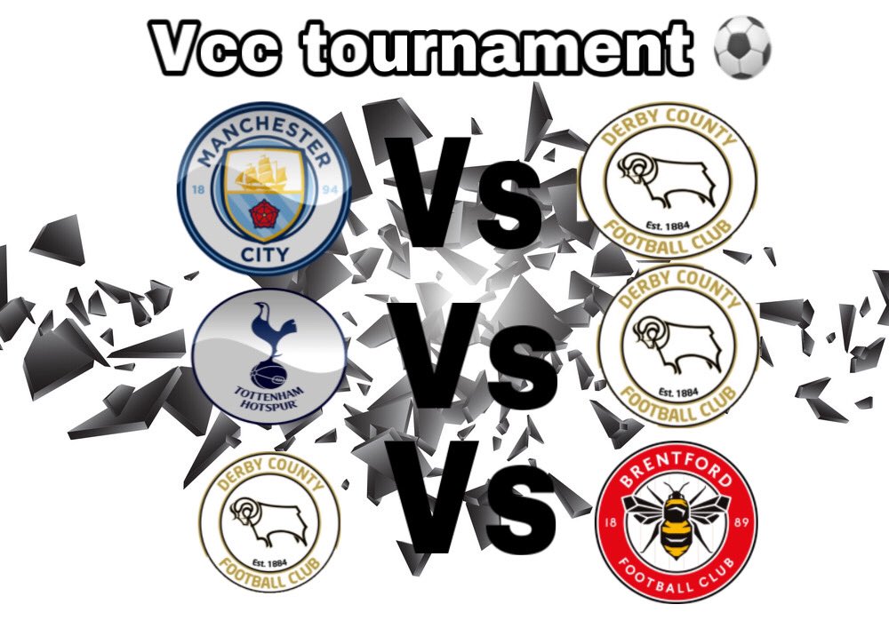 It’s match day! <a href="/theofficialvcc/">VCC</a> 
Vcc derby play as follows 
9:00pm Manchester City 
9:20pm Spurs 
9:40pm Brentford 
#Therams 🐏⚽️