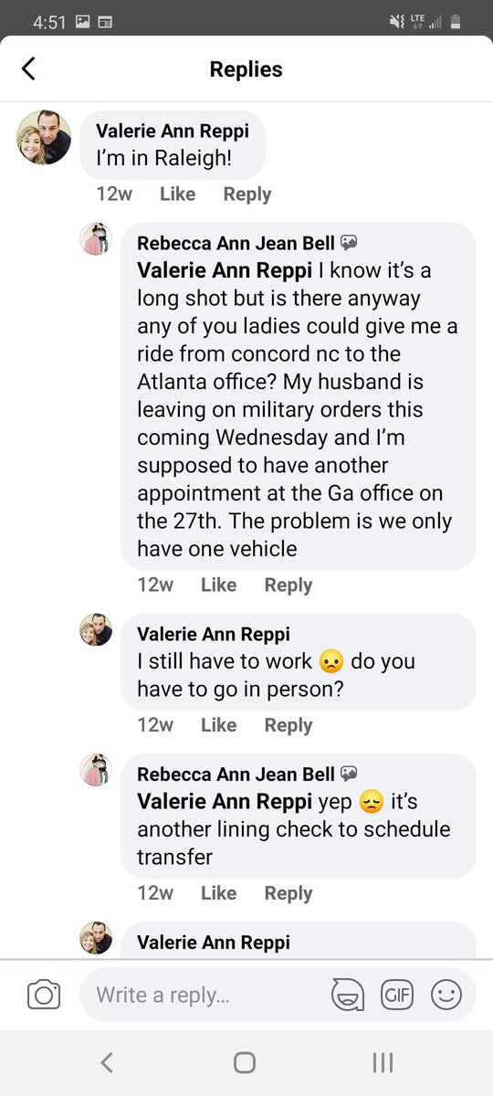 Someone in a FB group with Rebecca sent me these yesterday. She says “the only problem is we only have one vehicle.” Or is the problem you don’t have your license and you’re still lying about it?