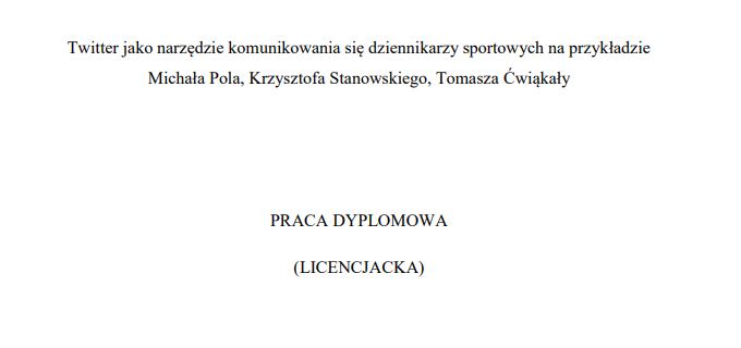 Wojtorek's tweet photo. Dziękuję bardzo serdecznie za Waszą działalność Panowie! Praca obroniona na 5 😅😎 @Polsport @cwiakala @K_Stanowski https://t.co/lt8qfuwJCE