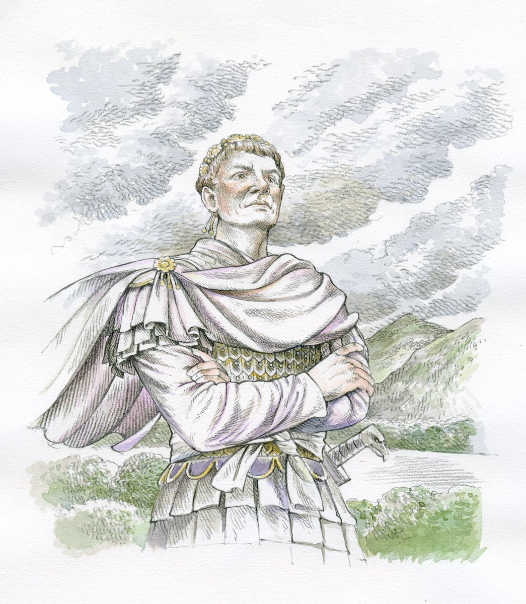 "The Caesar Cut"The Romans certainly had a keen sense of style, which was adopted to a greater or lesser degree in outlying regions of the Roman Empire, which briefly included southern Scotland. They also of course knew the therapeutic value of a good bath!