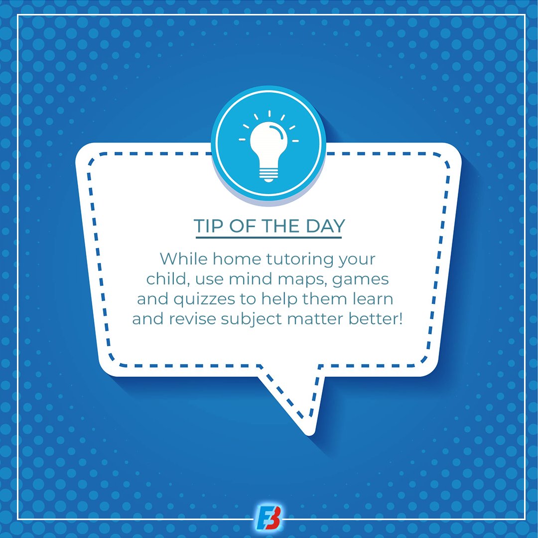 edubullofficial's tweet photo. What are you doing to tutor your child this lockdown? For more tips like these on parenting and teaching, log on to https://t.co/lTWevx4lPj! 👩‍💻

#Edubull #EdubullApp #HomeTutoring #MindMaps #Quizzes #TipOfTheDay #WednesdayTip #eLearning #EdTech #SchoolOnline #DistanceLearning https://t.co/wpWoNsj10A