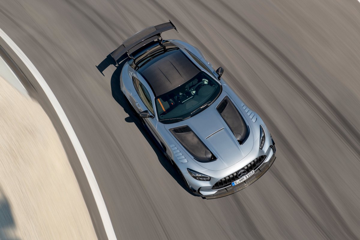 MercedesAMGF1's tweet photo. Born on the racetrack. Made in Affalterbach. 

😍😍😍 @MercedesAMG #BlackSeries https://t.co/44gNcpbgjE